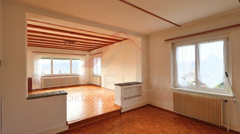 Casa con 4,5 stanze piene di charme e vista panoramica sul castello con due terrazze (3)
