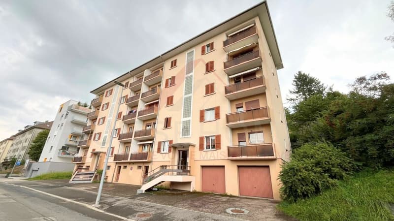 Le Locle - 3.5 room apartment with balcony, brightness and great potential (1)