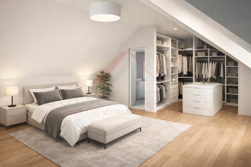 New 5.5-room duplex in Corban with mezzanine, terrace, and privileged natural setting (5)