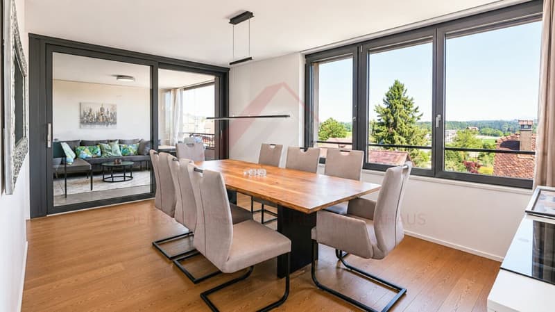 Modern 5.5-room maisonette with loggia, designer kitchen, and Minergie standard in central location (7)