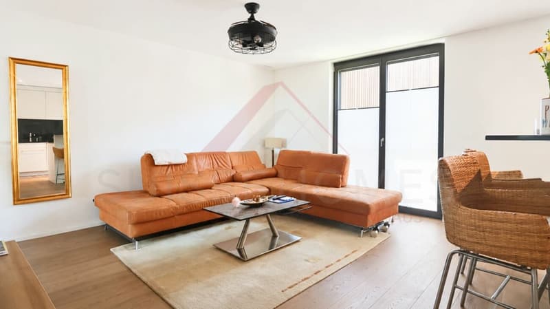 Modern 5.5-room maisonette with loggia, designer kitchen, and Minergie standard in central location (2)
