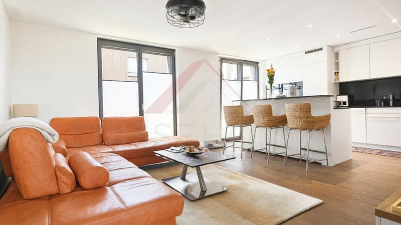 Moderne 5.5-Zimmer-Maisonette mit Loggia, Designküche und Minergie-Standard in zentraler Lage (2)