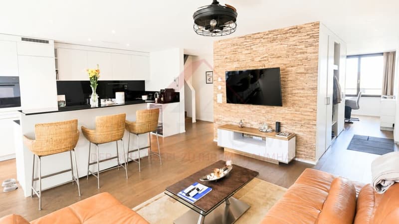 Exklusive 5.5 Zimmer Maisonette mit Designküche, Loggia und Minergie Standard (1)