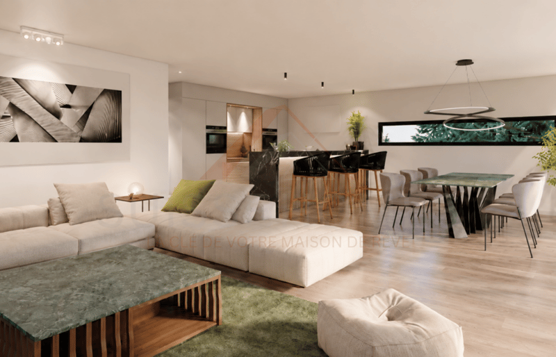Schönes neues 4.5-Zimmer-Appartement unter dem Dach mit großem Südbalkon in Farvagny-le-Grand (3)