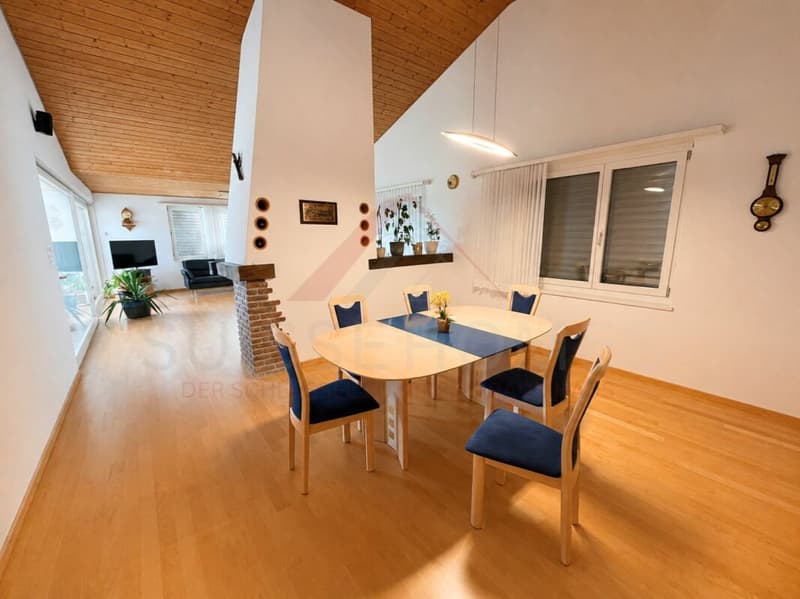 Casa familiare affascinante di 5,5 locali con vista sulle Alpi, grande giardino e potenziale di sviluppo a Stetten AG (5)