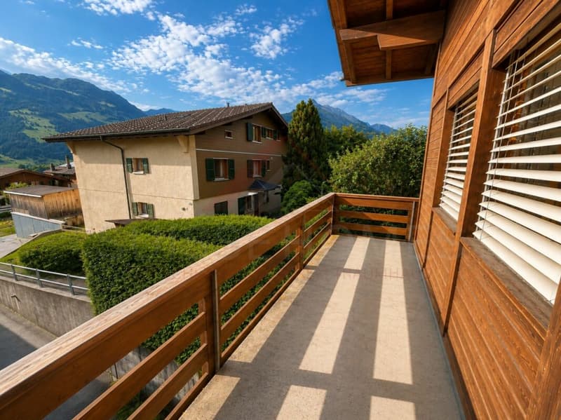 4,5-Zimmerwohnung in Frutigen - gepflegtes Zuhause mit eindrucksvollem Bergpanorama (2)