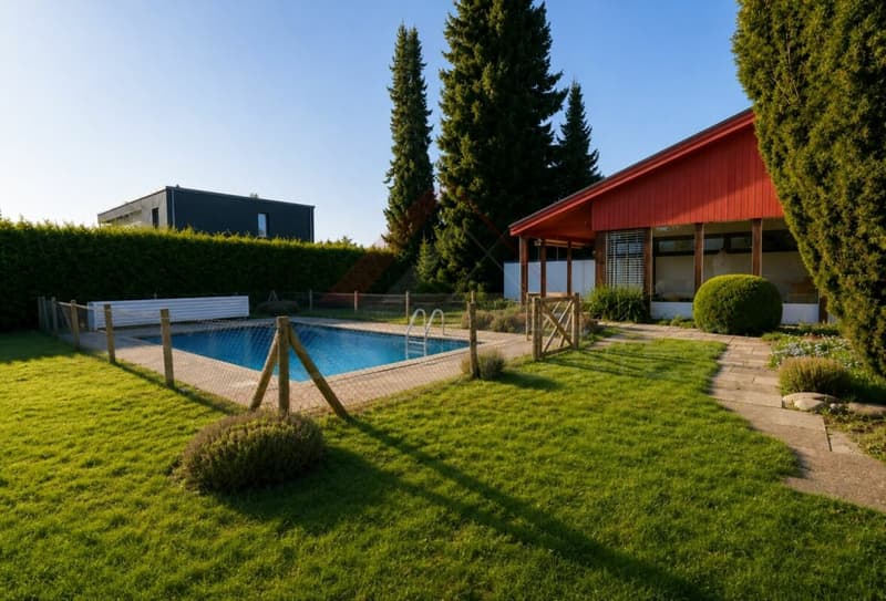 Exklusives Einfamilienhaus mit Pool, Sauna, Seesicht und 1'443 m² Grundstück in Gerolfingen (3)