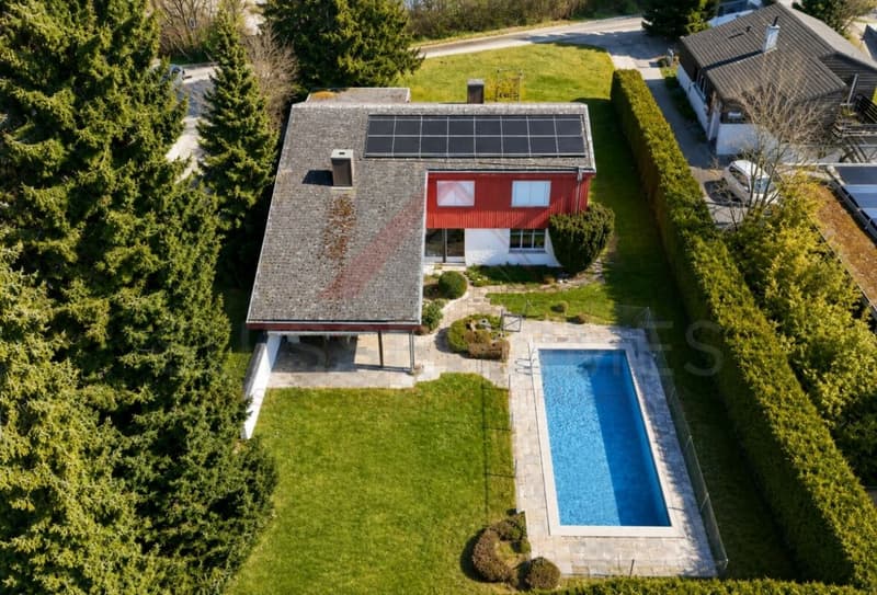 Exklusives Einfamilienhaus mit Pool, Sauna, Seesicht und 1'443 m² Grundstück in Gerolfingen (1)