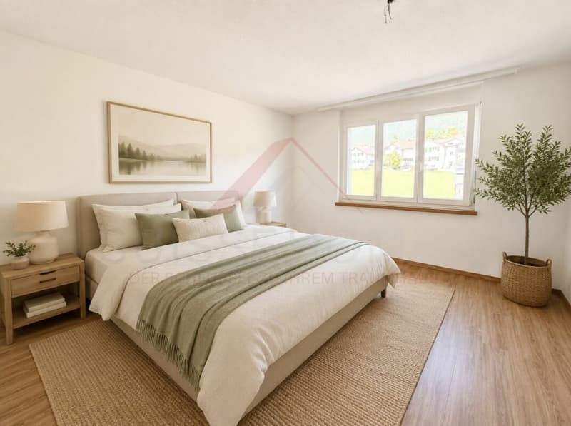 Helles Wohnen in ruhiger Lage - 3.5-Zimmer-Wohnung mit sonnigem Balkon in Laupersdorf (5)