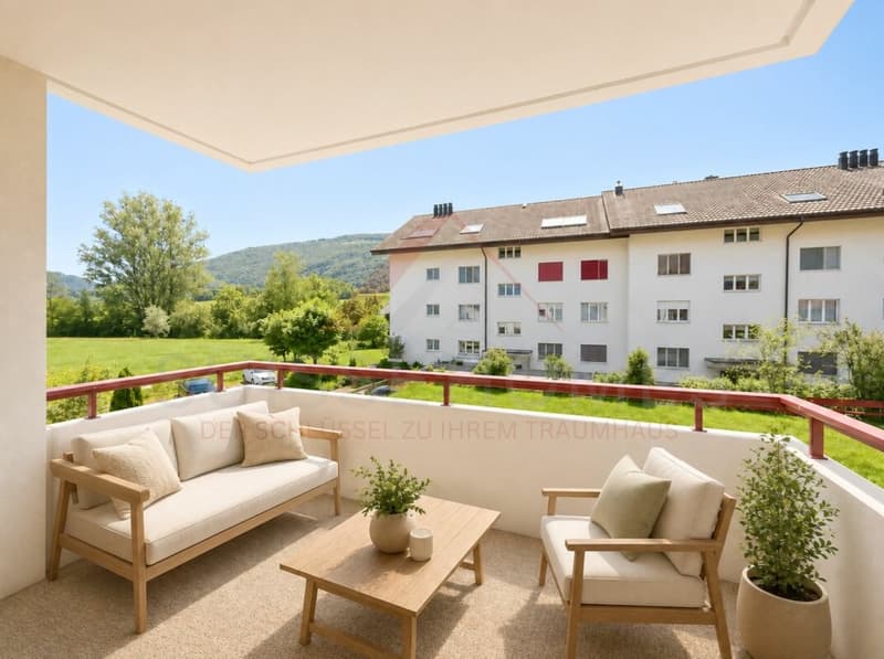 Helles Wohnen in ruhiger Lage - 3.5-Zimmer-Wohnung mit sonnigem Balkon in Laupersdorf (3)