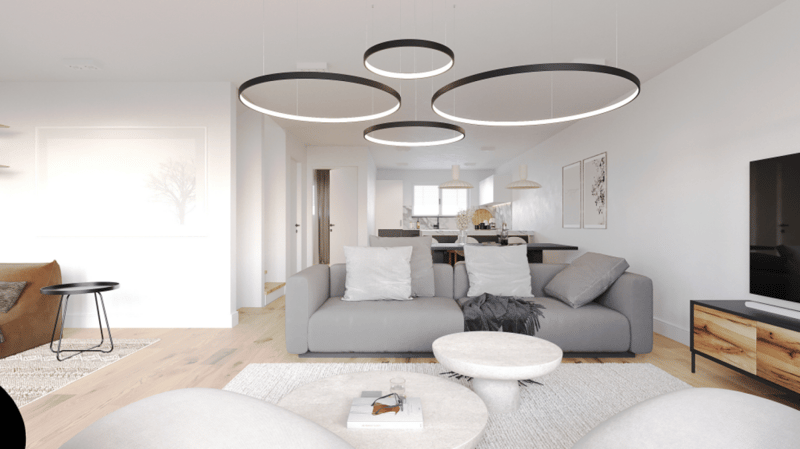 Villa jumelée moderne de 5.5 pièces avec jardin à Belfaux (4)