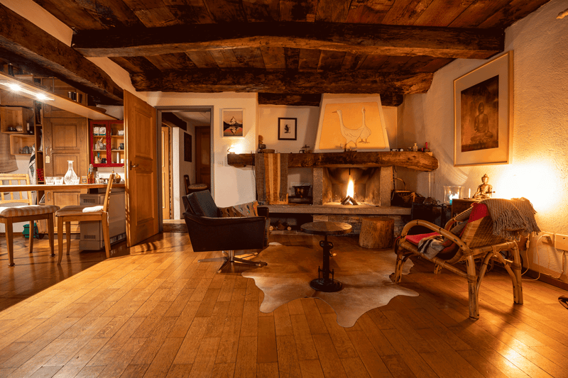 alter Kamin Tessin