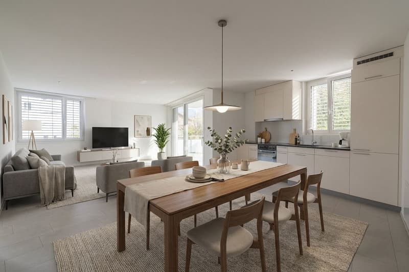 Appartement lumineux 2.5 pièces avec grand salon à Fahrweid (1)