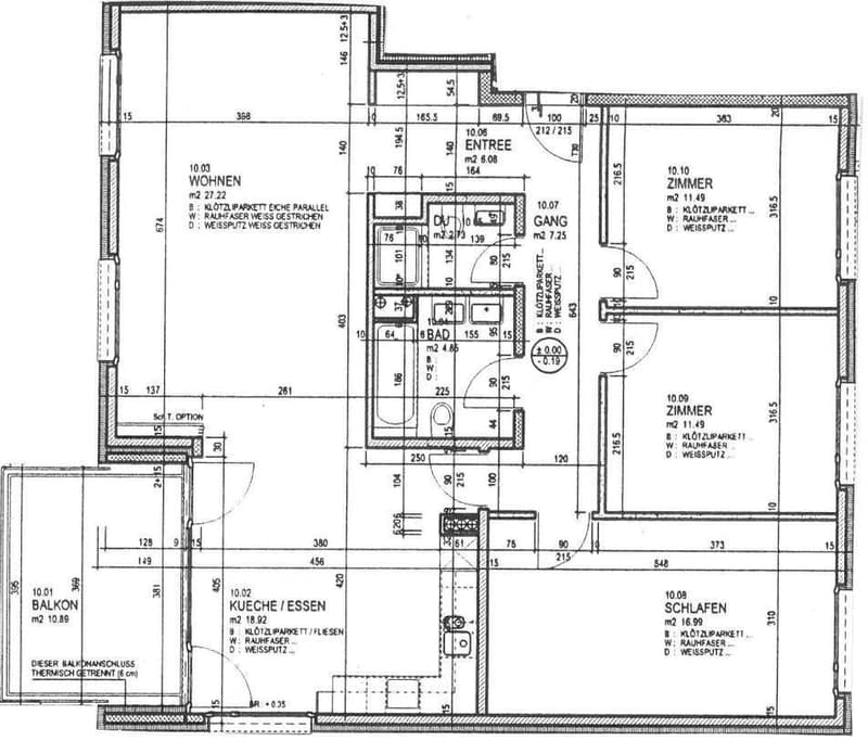 Grundrissplan