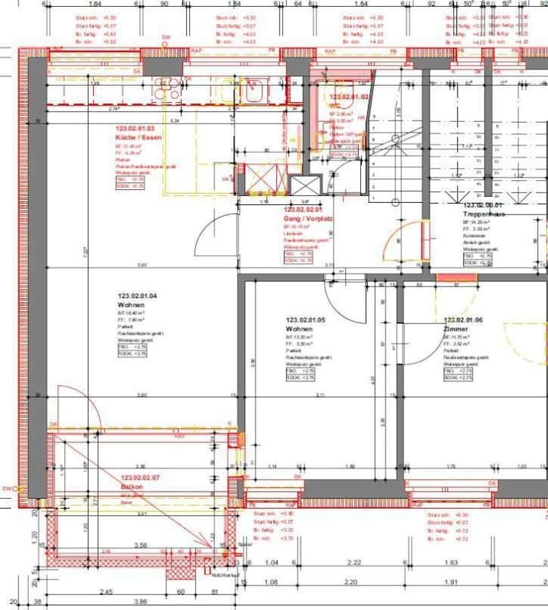 Grundrissplan 1. OG