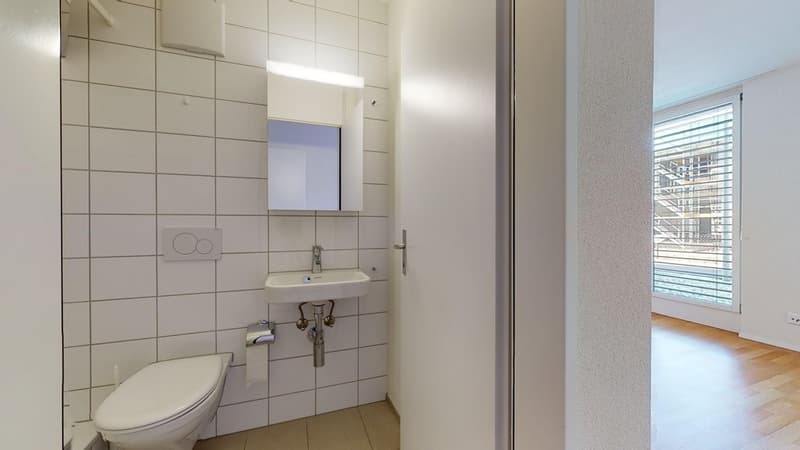 Dusche bei Schlafzimmer