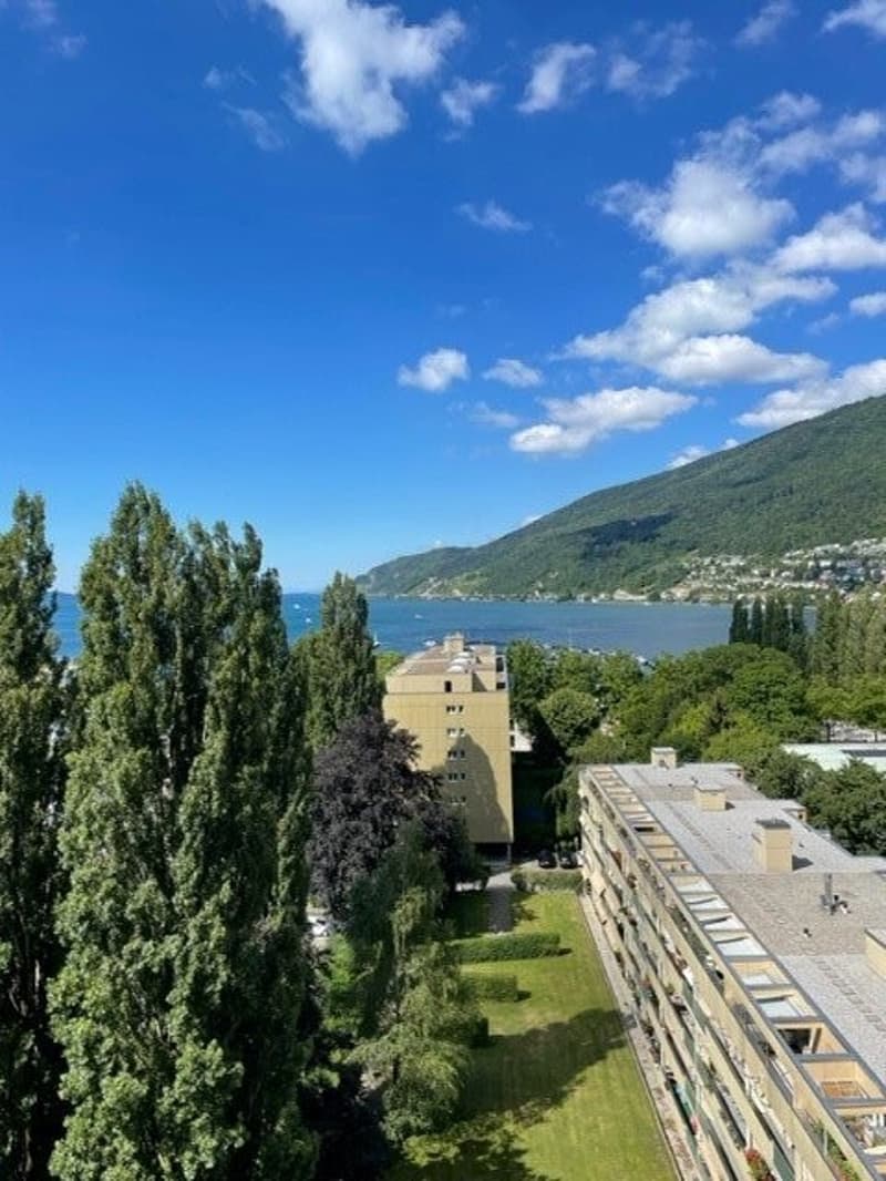 Sicht von Balkon