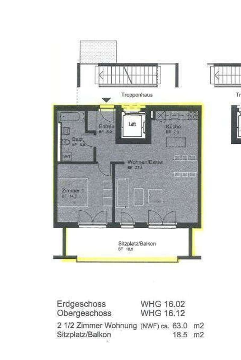 Grundrissplan