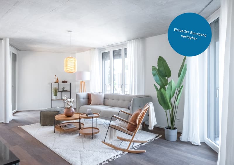 Appartement de 3,5 pièces en construction neuve avec vue lointaine - "7 Lerchen" à Kloten (1)