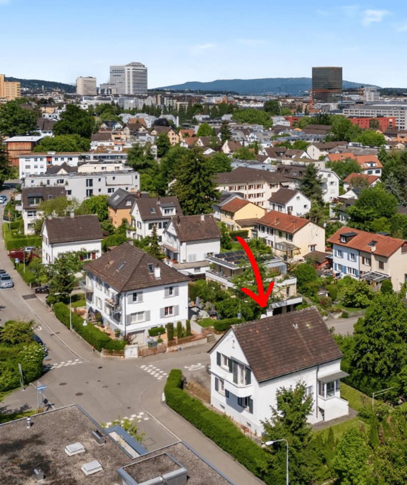 Aussen mit Pfeil