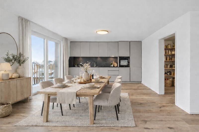 Staging Essbereich + Küche