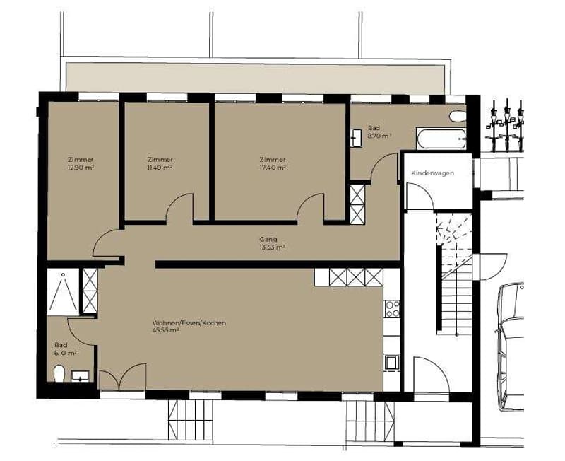 WC001 Grundriss