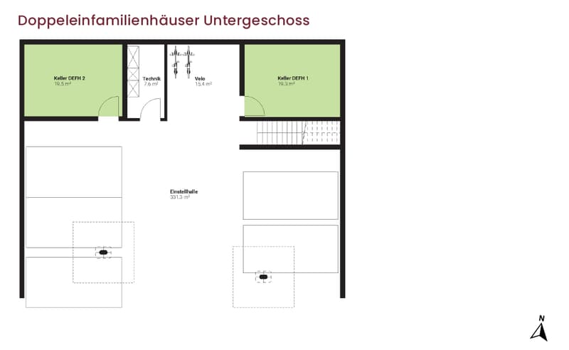 Grundriss Untergeschoss