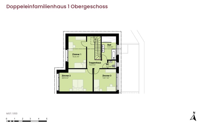 Grundriss Obergeschoss