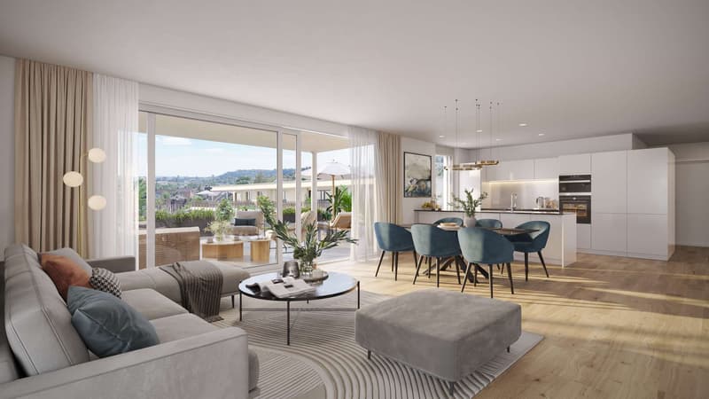 Moderne 3.5-Zimmer-Wohnung - Neubauprojekt "Sonnenstube" in Schaffhausen (2)