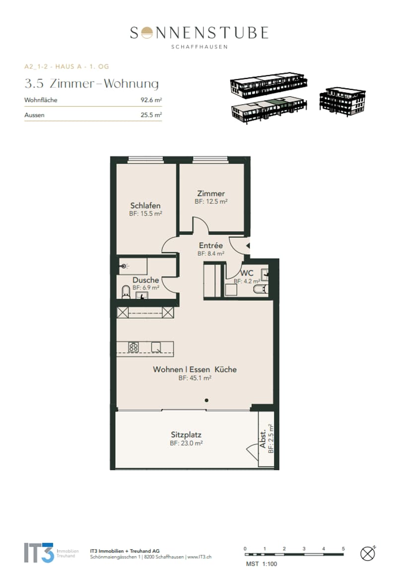 Moderne 3.5-Zimmer-Wohnung - Neubauprojekt "Sonnenstube" in Schaffhausen (8)