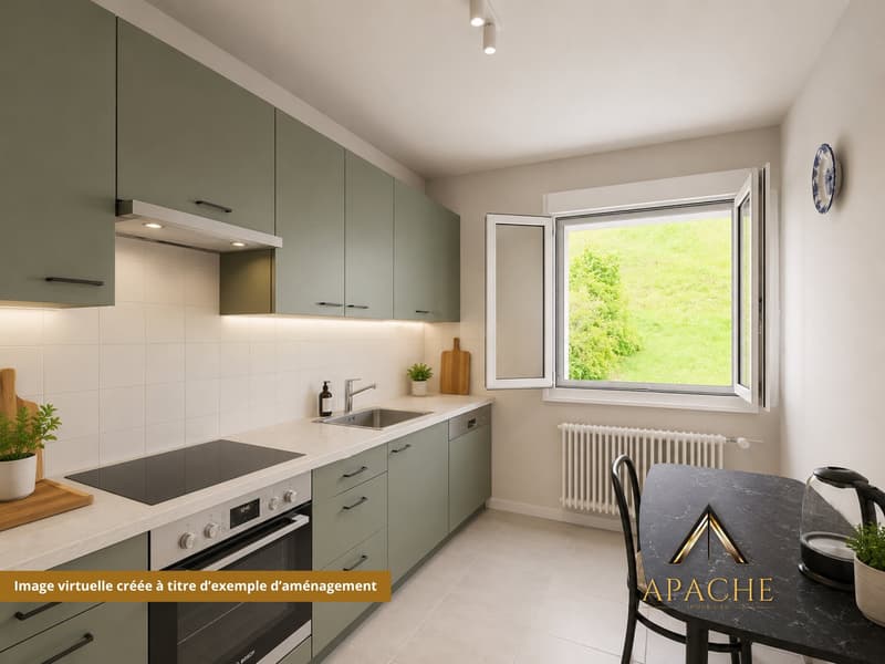 Appartement de 3.5 pièces avec balcon et vue imprenable en position dominante (6)