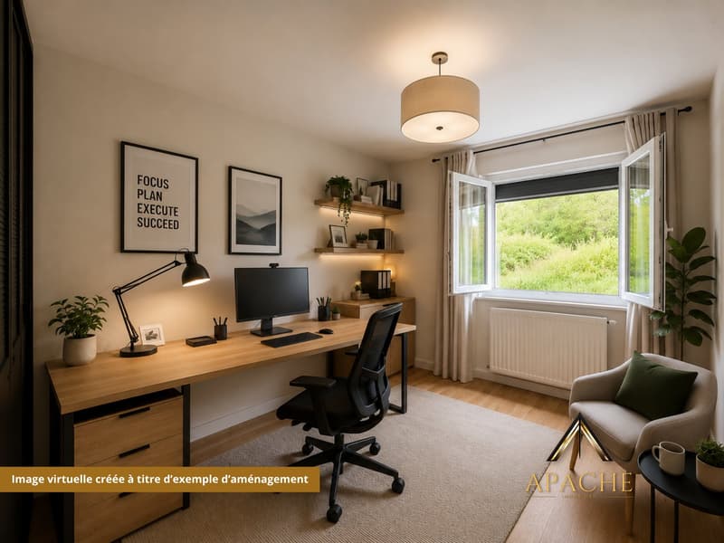 Appartement de 3.5 pièces avec balcon et vue imprenable en position dominante (10)