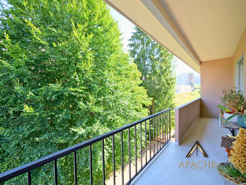 Lumineux 4.5 pièces avec deux balcons dans un environnement paisible (3)