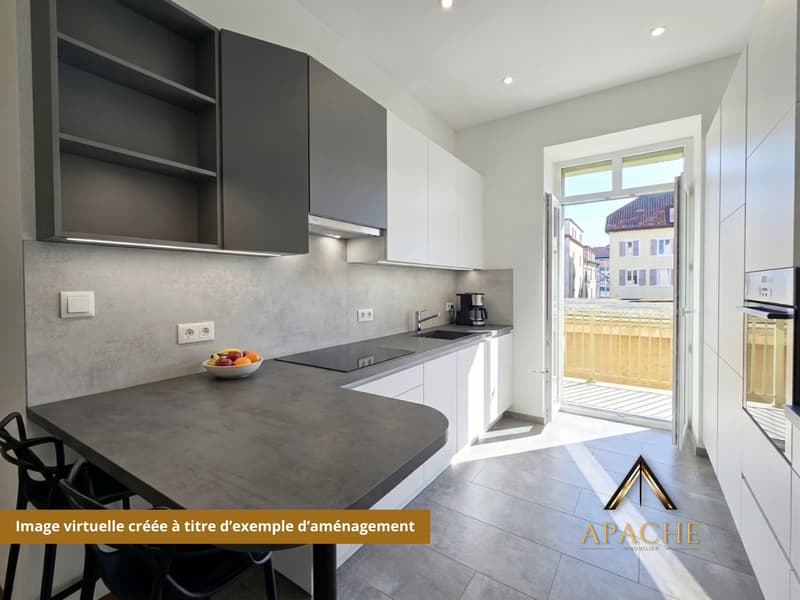 2 + 3.5 pièces ou 5.5 pièces avec grand balcon ? A vous de choisir ! (3)