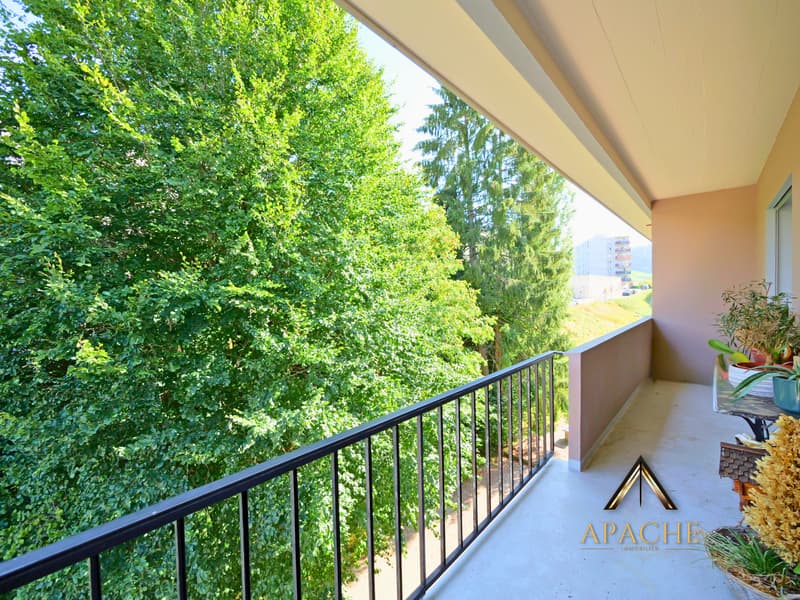 Lumineux 4.5 pièces avec deux balcons dans un environnement paisible (3)