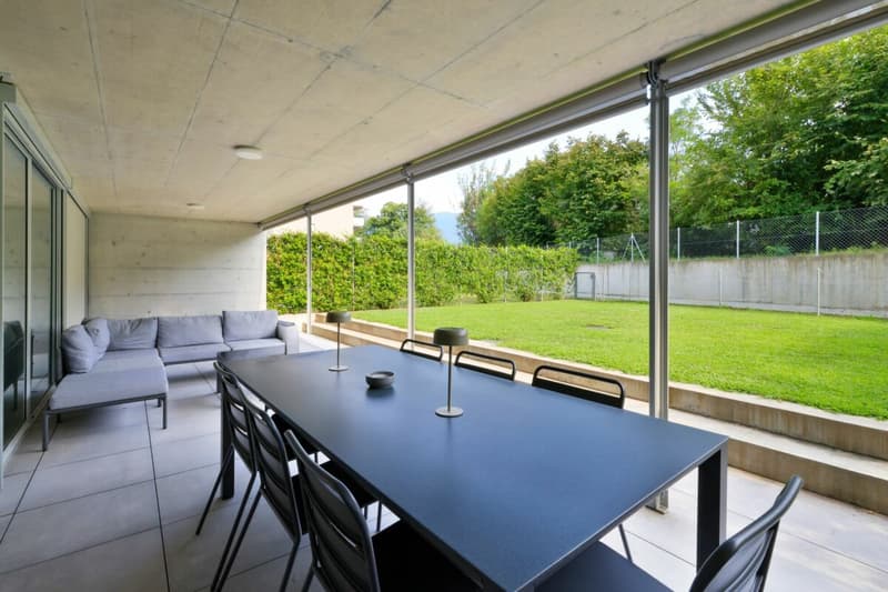 Stilvolle 3.5-Zimmer-Gartenwohnung in zentraler Lage und naturnaher Umgebung (1)