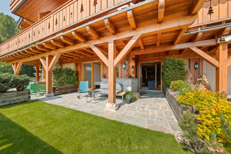 Eleganza alpina al pianterreno - Giardino e terrazza privati (8)