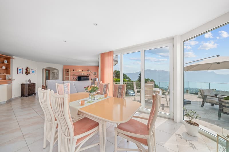Architekten-Villa - eine Oase der Ruhe mit Blick auf den Genfersee (5)