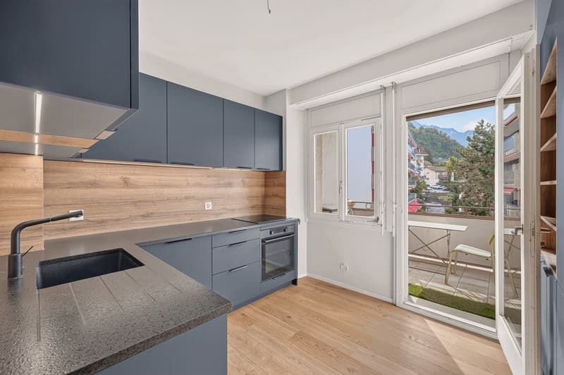 Élégance appartement meublé de 2.5 pcs au coeur de Territet - Montreux (5)
