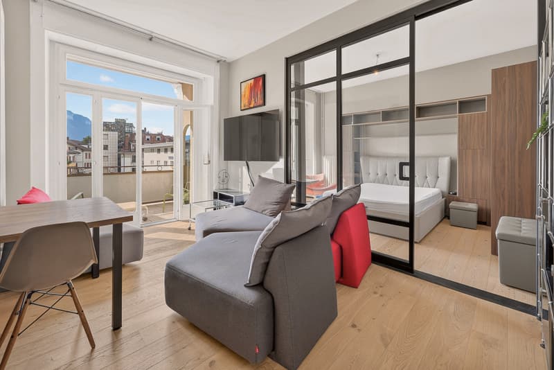 Élégance appartement meublé de 2.5 pcs au coeur de Territet - Montreux (1)
