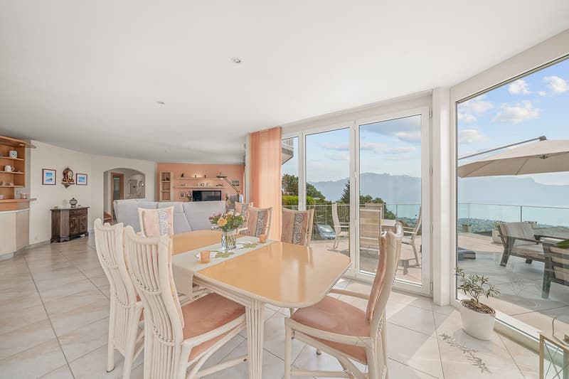 Villa d'architecte - un havre de paix dominant le lac Léman (5)