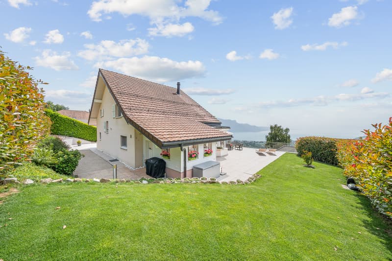 Villa d'architecte - un havre de paix dominant le lac Léman (1)
