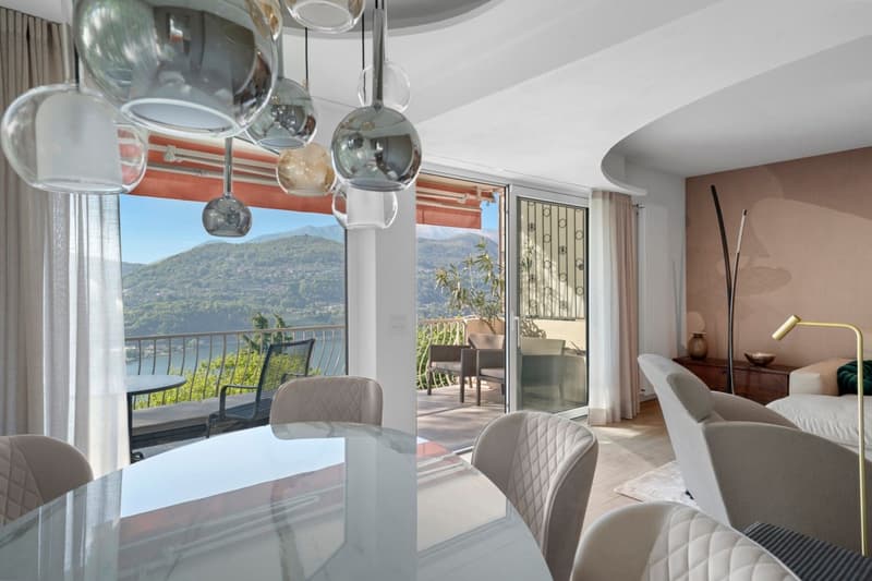 Montagnola – EXKLUSIVE 3,5-ZIMMER-WOHNUNG IN EINER VILLA MIT NUR 4 EINHEITEN, EINE DESIGN-OASE IM GRÜNEN (4)