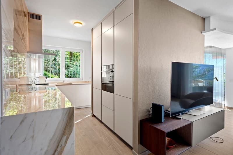 Montagnola – EXKLUSIVE 3,5-ZIMMER-WOHNUNG IN EINER VILLA MIT NUR 4 EINHEITEN, EINE DESIGN-OASE IM GRÜNEN (8)