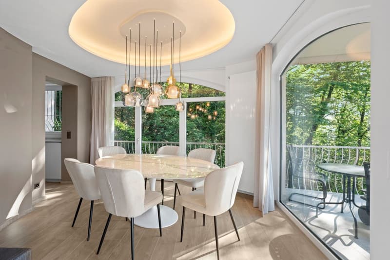 Montagnola – EXKLUSIVE 3,5-ZIMMER-WOHNUNG IN EINER VILLA MIT NUR 4 EINHEITEN, EINE DESIGN-OASE IM GRÜNEN (6)