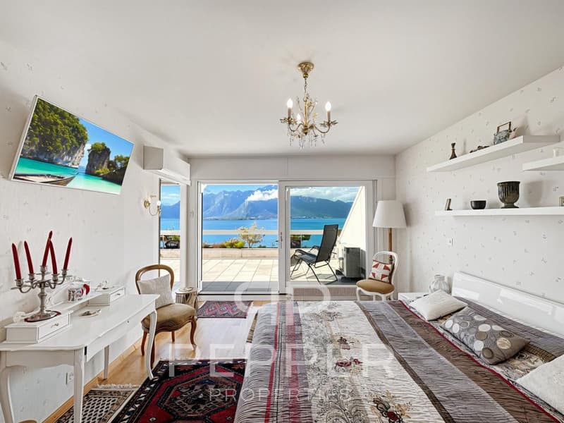 Rare attic duplex with panoramic views of Lake Geneva and the Alps (7)