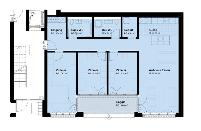 Ruhig und schön gelegene 4.5-Zimmer-Wohnung mit Weitsicht (14)