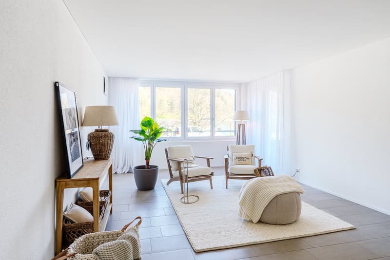 Ruhig und schön gelegene 4.5-Zimmer-Wohnung mit Weitsicht (4)