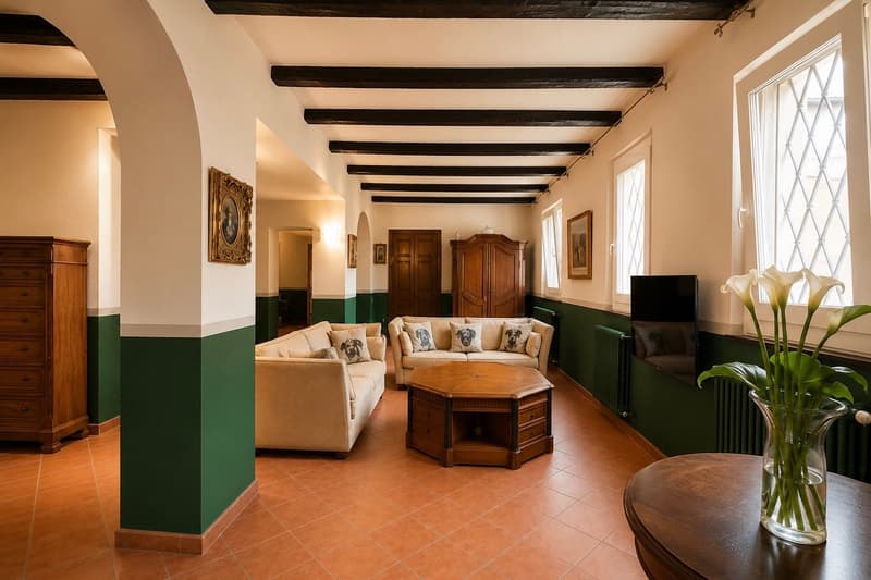Elegante dimora storica con corte privata a Gentilino (3)