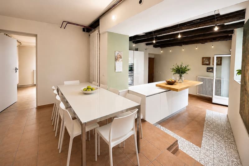 Elegante dimora storica con corte privata a Gentilino (8)